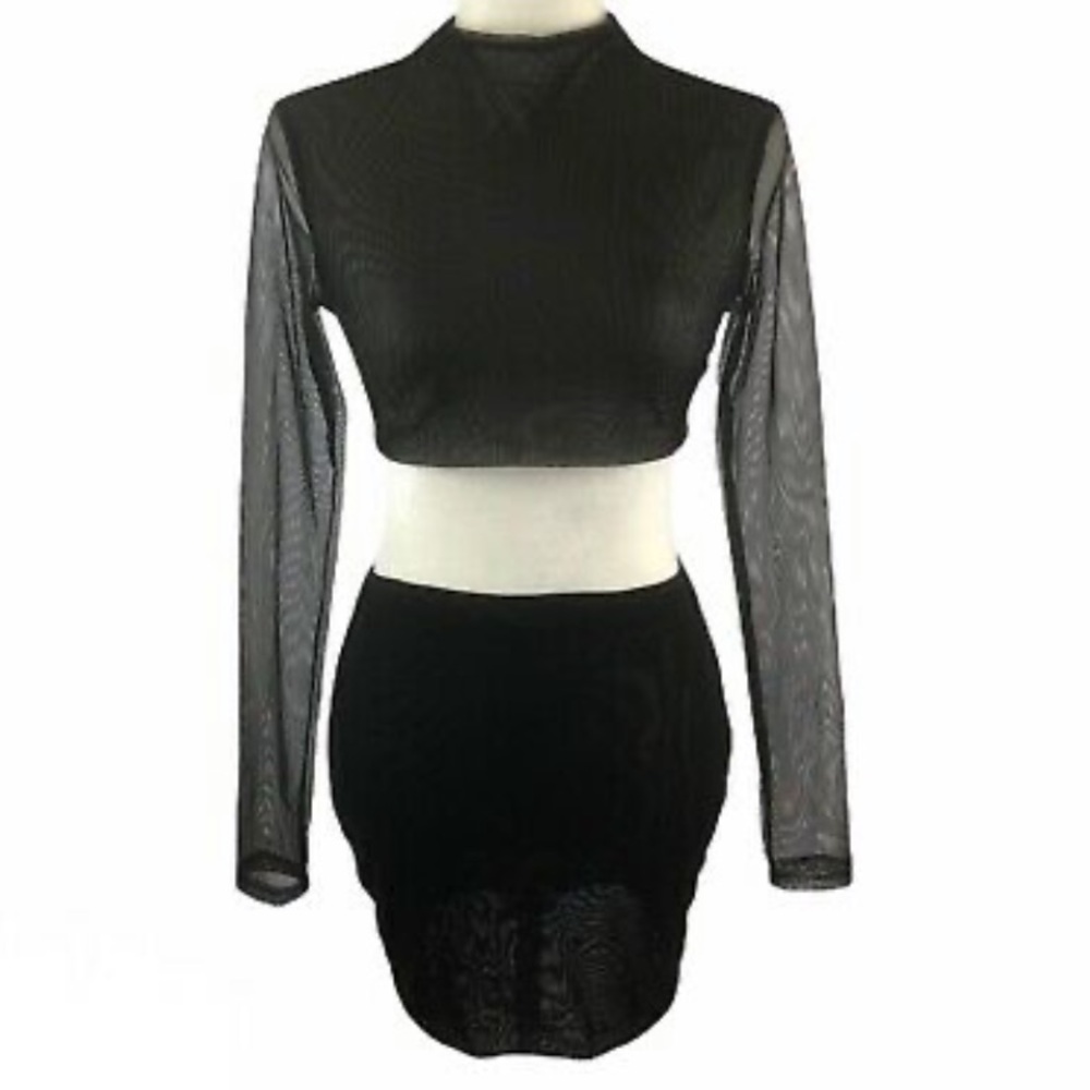 Lux LA Mesh Two Piece Set